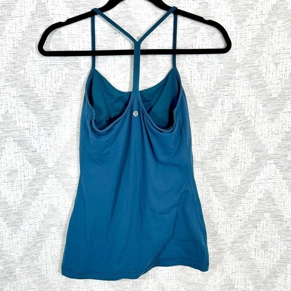 Lululemon power pose tank in nile blue size 6 - Picture 4 of 6